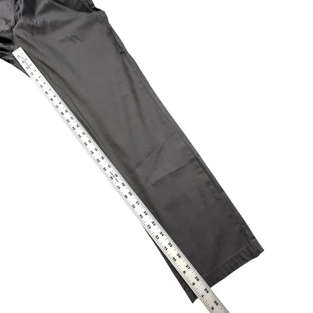Birddogs Pants Mens 32x29* Gray Performance Stretch Chino Boomstick Unlined